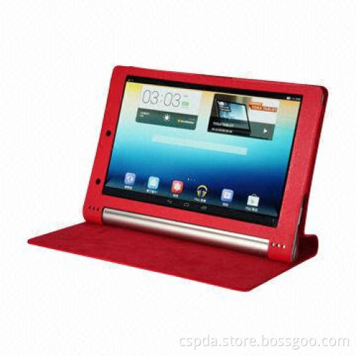 PU leather back stand case for Lenovo Yoga tablet, 8 inches (B6000)